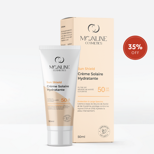 Sun Shield - Crème Solaire Hydratante SPF 50, 50ml