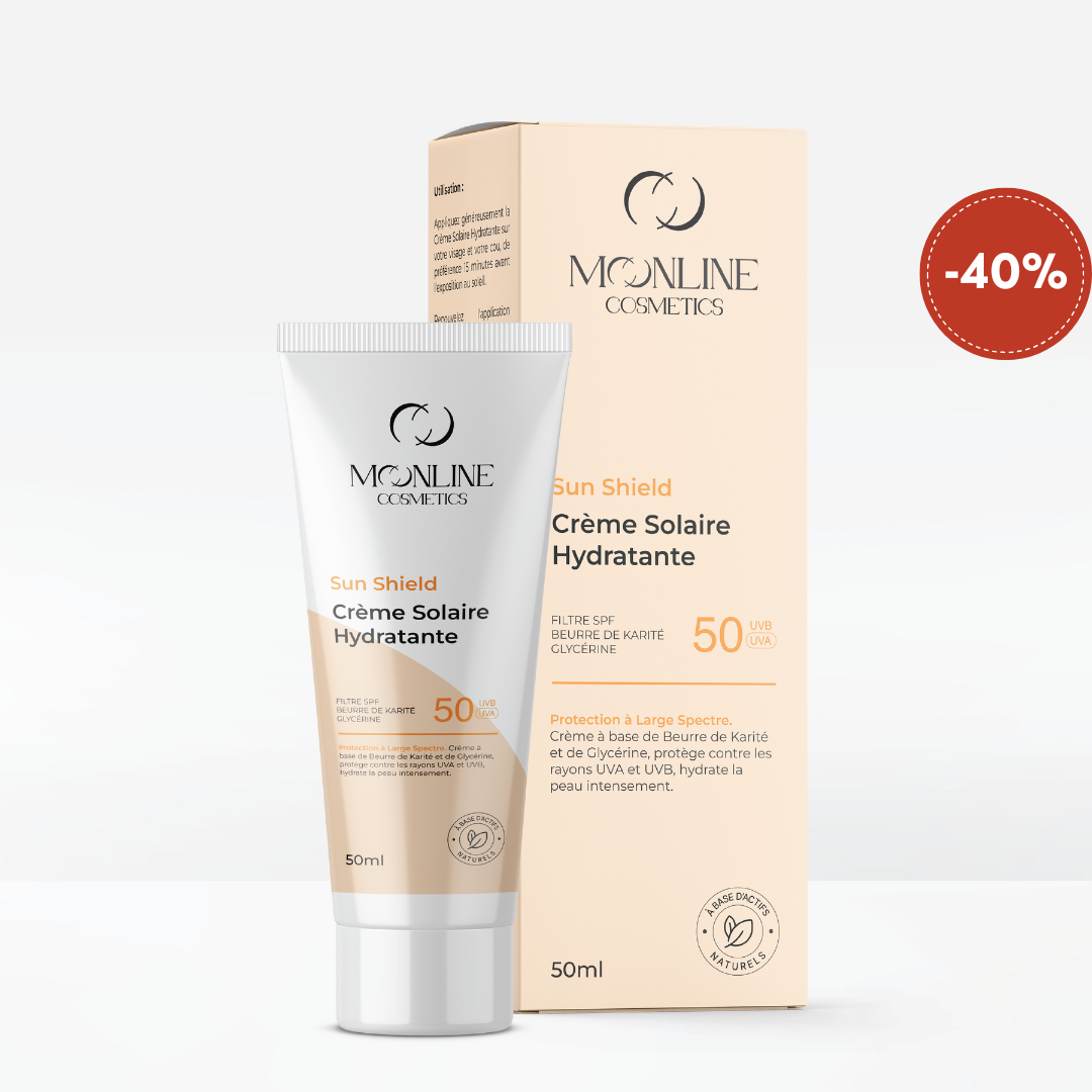 Sun Shield - Crème Solaire Hydratante SPF 50, 50ml